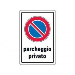 CARTELLO PARCHEGGIO PRIVATO
