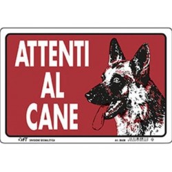 CARTELLO ATTENTI AL CANE